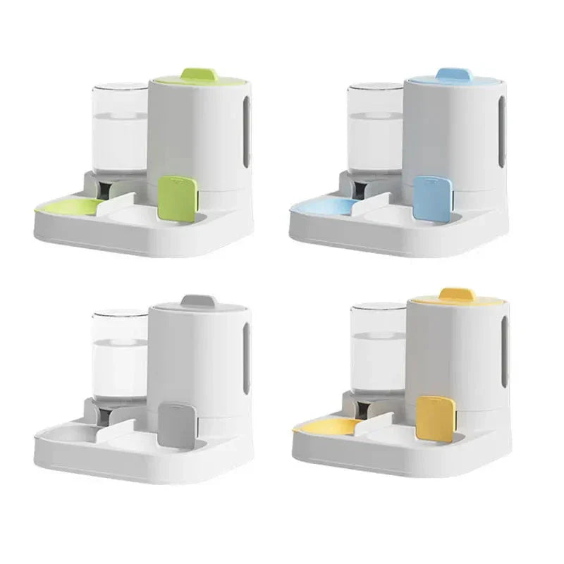 1-Pack Automatic Cat Water Dispenser & Feeder – Large Capacity Spill-Proof