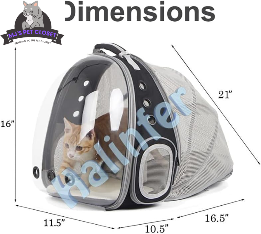 Cat Bubble Backpack with Fan