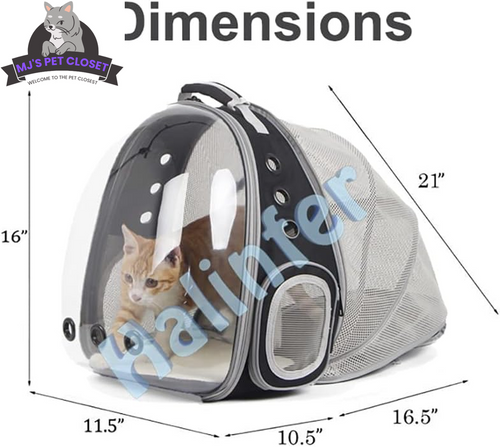 Cat Bubble Backpack with Fan
